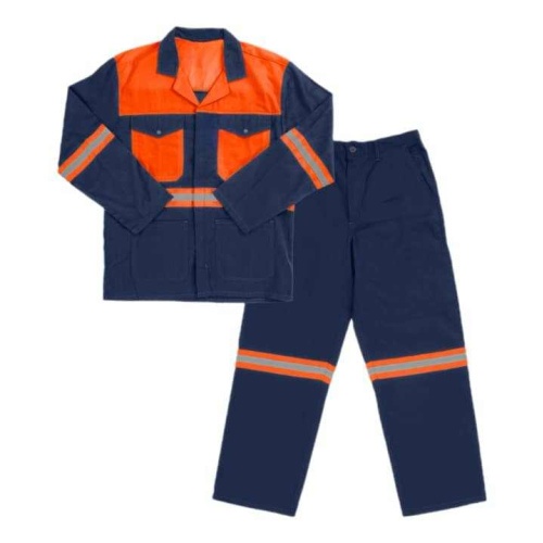 PC65/35 Two-tone Worksuit with Reflective Tape 