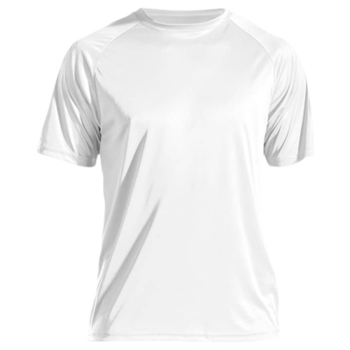 Round-neck Branded Sweat management T-shirt 100% polyester 