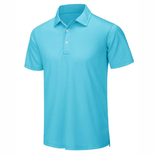 Plain Crep Golf T-shirt 100% polyester 