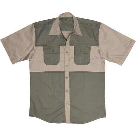 Two-tone Safari Gear Shirt 100% cotton 