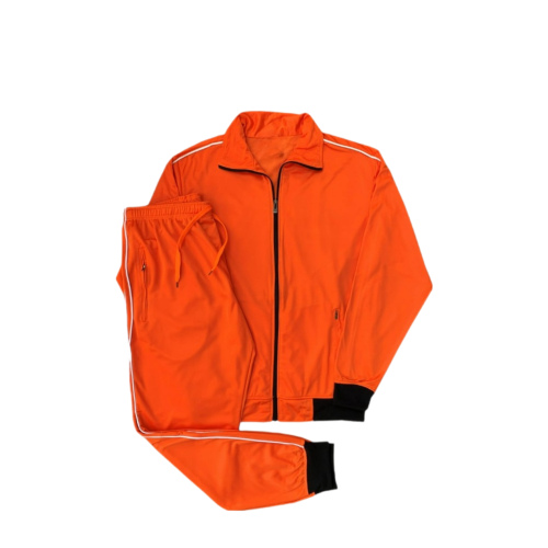 Solid Colour Tracksuit  Jogger with trims and rib cuffs 