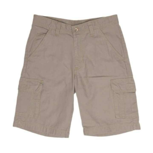 Man's Khaki Cargo Short 100% cotton 